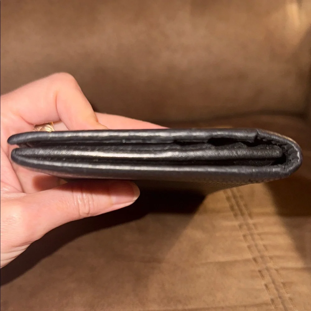 Alfred Dunhill Men’s Châssis Leather Long Wallet Good Condition